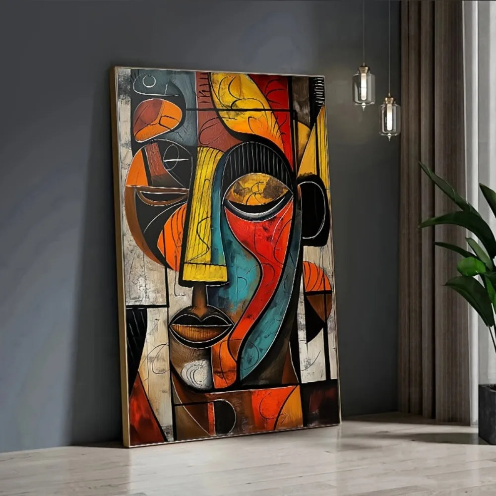 Abstract African Art Canvas Print Wall Art
