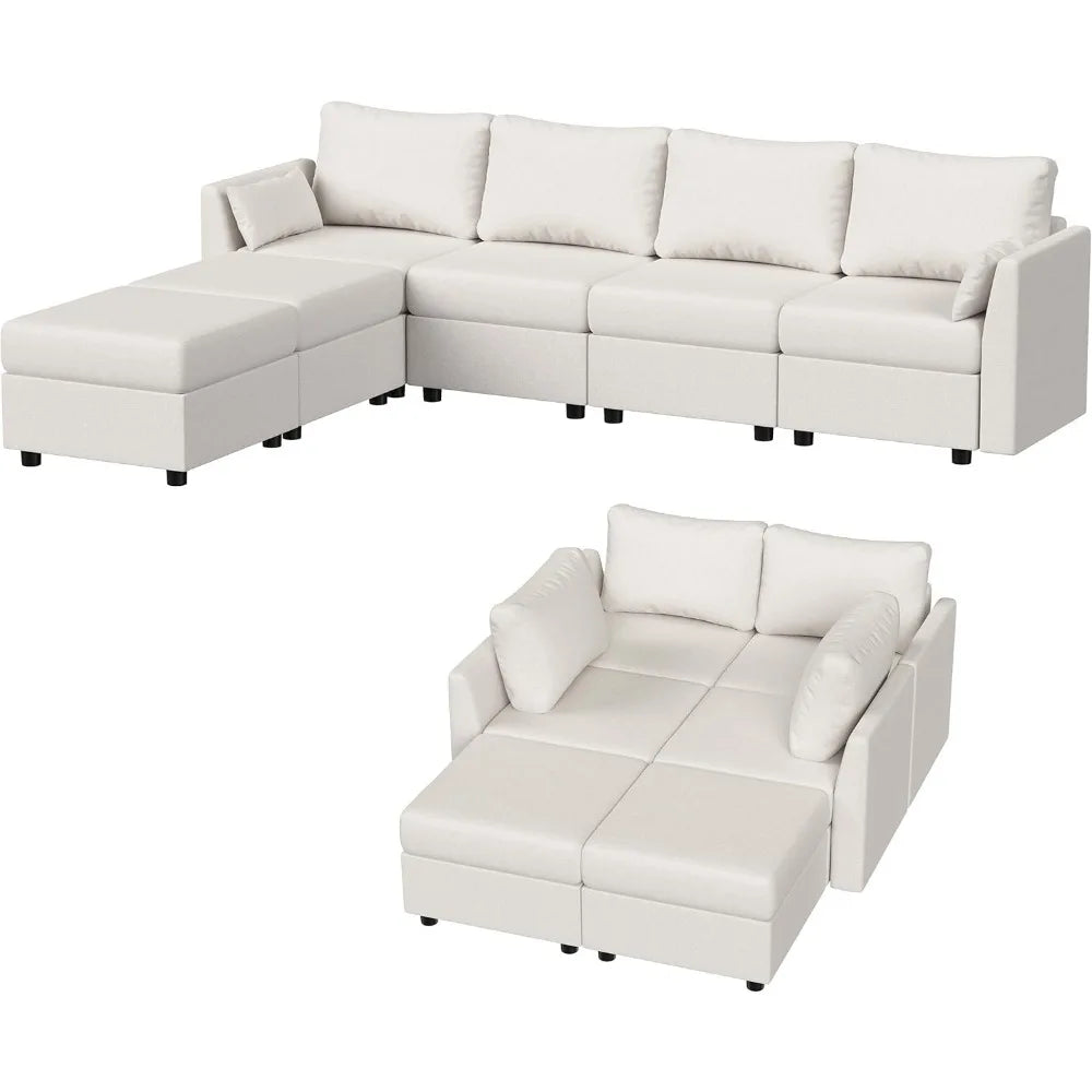 Modular Combination Sofa with Storage by NoEnName