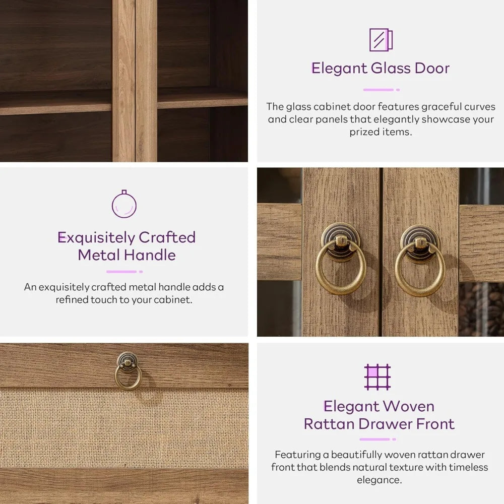 Arched Pantry Cabinet with Drawer by NoEnName