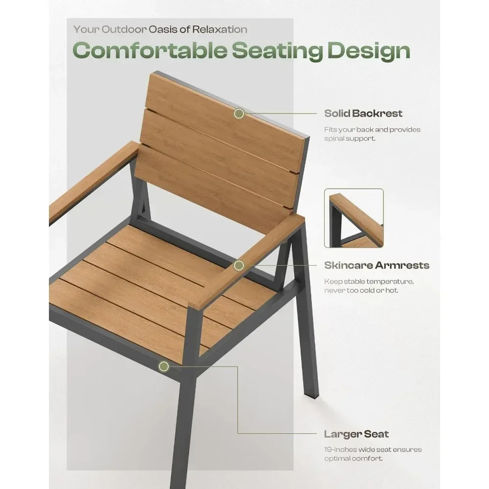 Outdoor Patio Dining Table Set by NoEnName