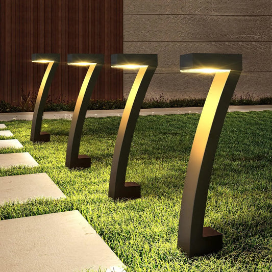 KPSTEK Solar Outdoor Pathway Lights 6 Pack
