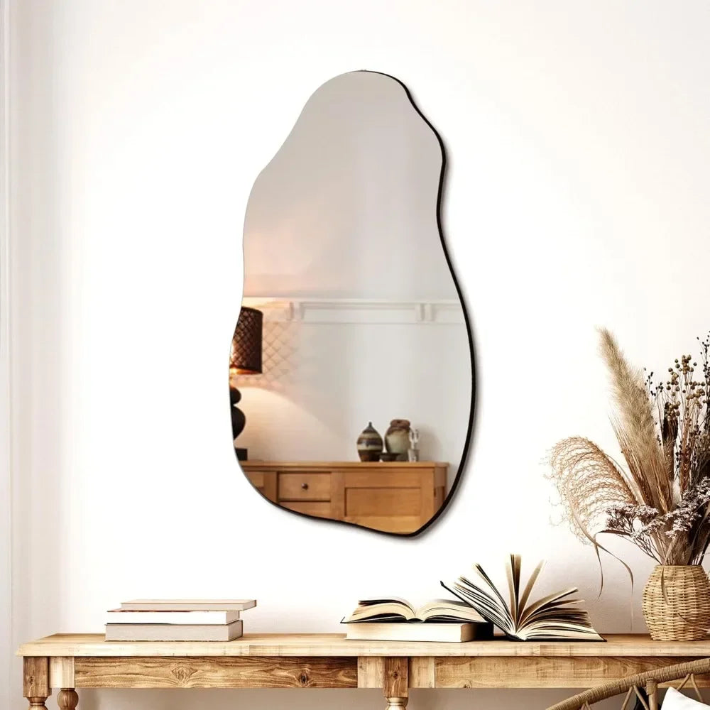 XMSJH Irregular Asymmetrical Wall Mirror For Living Room