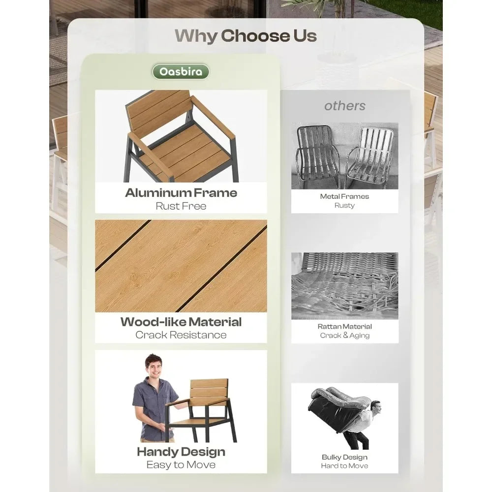 Outdoor Patio Dining Table Set by NoEnName