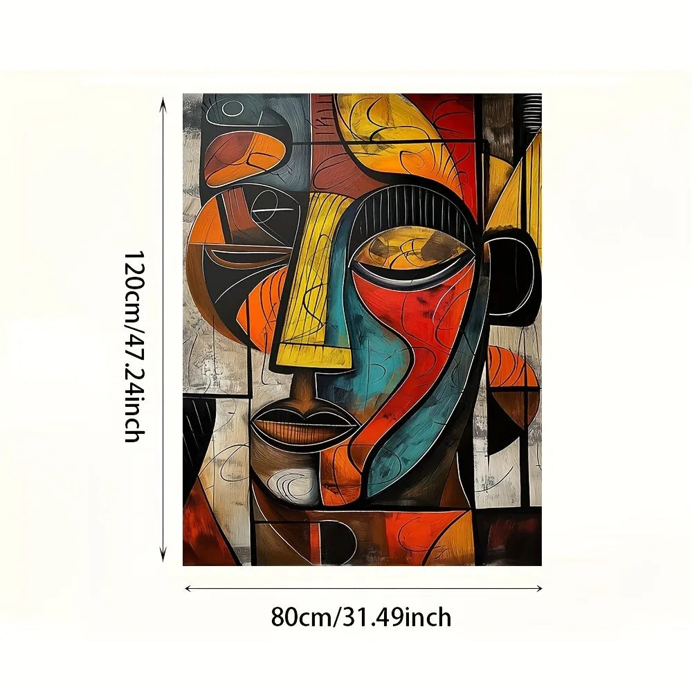 Abstract African Art Canvas Print Wall Art