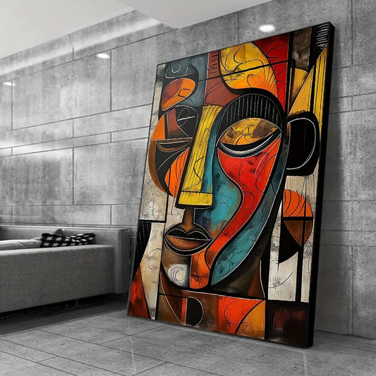 Abstract African Art Canvas Print Wall Art
