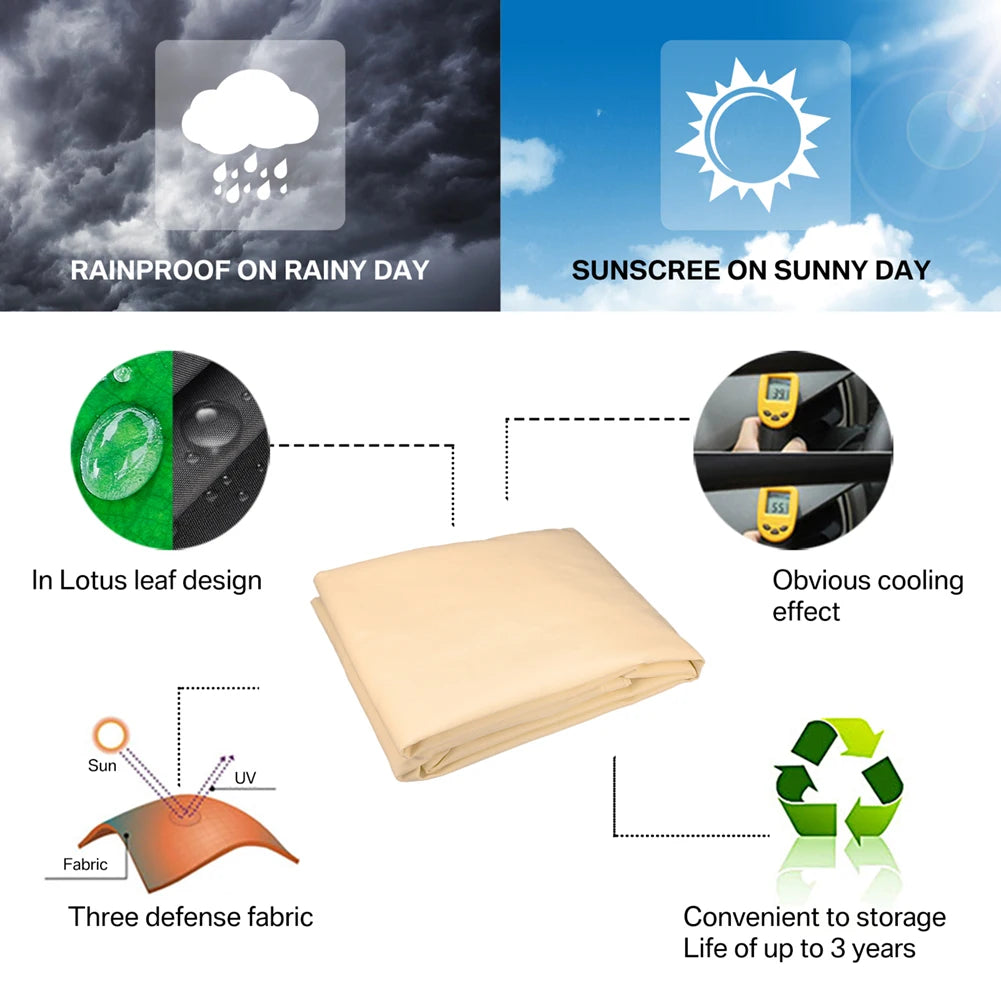 Sitting Pretty Sun Shade Sail Canopy UV Block Shelter