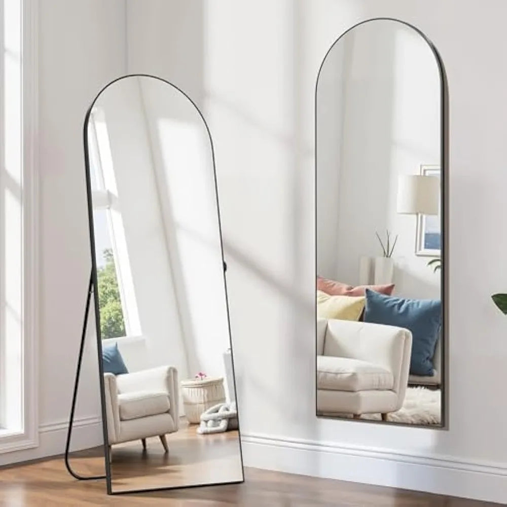 Arched Full-Length Mirror for Bedroom Dressing Room