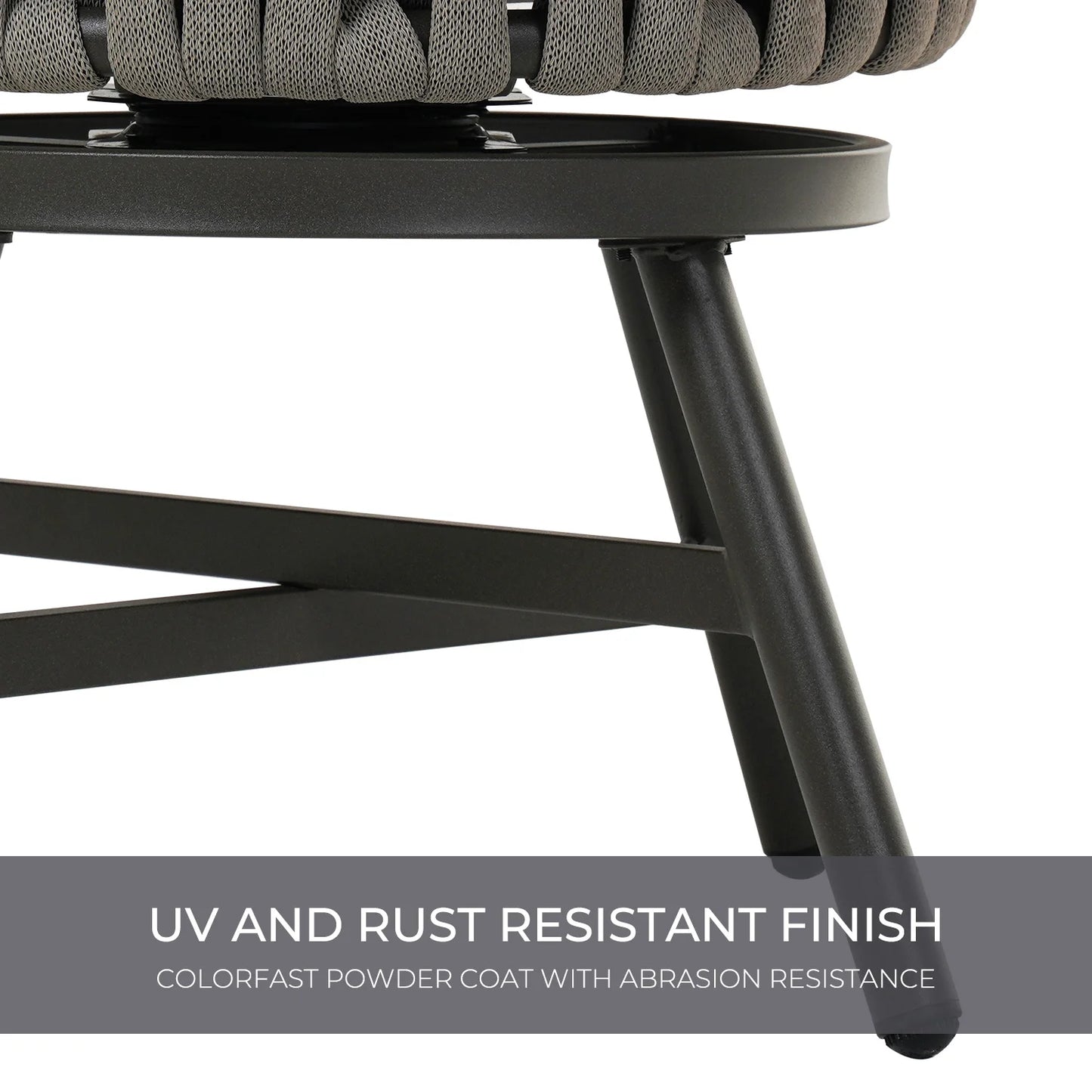 Grand Patio 7-Piece Outdoor Dining Set with Swivel Chairs